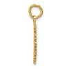 Black Bow Jewelry 14k Yellow Gold 17mm Flaming Sun Pendant - 2 of 4