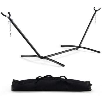 Costway 2-Person Hammock Stand Heavy-Duty Frame Storage bag Included 450 LBS Capacity