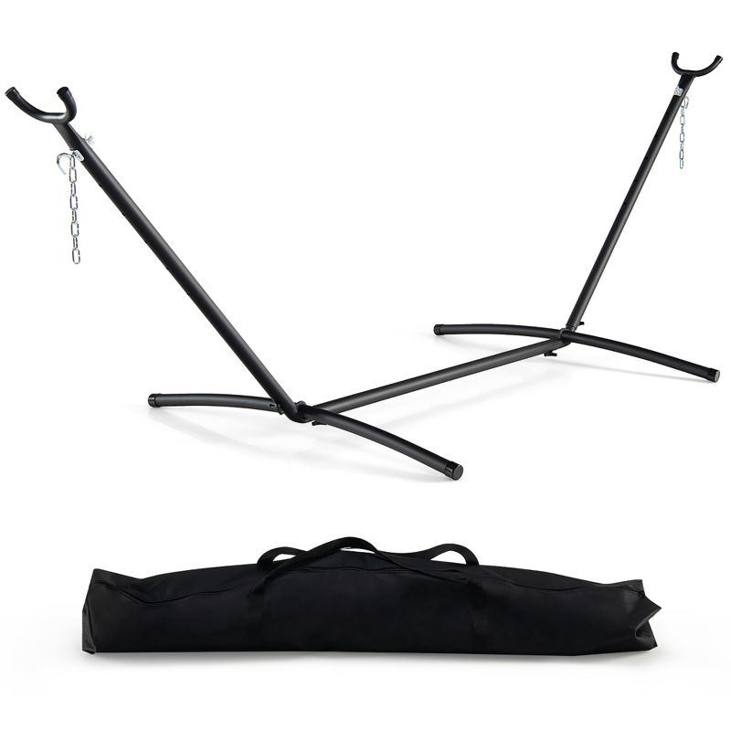 Costway 2-Person Hammock Stand Heavy-Duty Frame Storage bag Included 450 LBS Capacity, 1 of 11