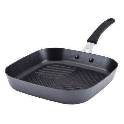 Rachael Ray Cook + Create Hard Anodized Nonstick Frying Pan with Helper Handle - Black - 14 in