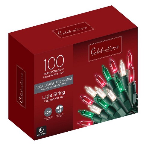 Multicolored Outdoor Christmas Lights : Target