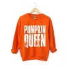 Pumpkin Queen Distressed - Women's Graphic Sweatshirt - 2 of 4