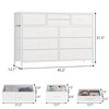 10 Drawers Fabric Dressers for Bedroom, Modern Chest of Drawers - 3 of 4