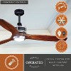 VAXCEL Curtiss 52-in. Contemporary Indoor Outdoor Propeller Ceiling Fan with Wood Blades, Integrated LED Light Kit and Remote - 2 of 4