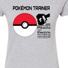 Women's - Pokémon - Pokeball Trainer Fitted Graphic T-Shirt - 2 of 3