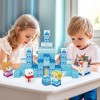 PICASSO-TILES 72 PC Winter Ice Theme Magnetic Building Puzzle Cubes Set for Kids Ages 3+ - 3 of 4