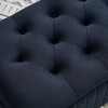 Kumasinova 47.2”Modern Luxury Velvet Storage Ottoman for Living Room,Tufted Ottoman Bench with Safety Hinge,Versatile Coffee Table Bench - 4 of 4