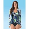 Beach House Sport Zip Front Rash Guard - 3 of 3
