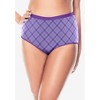 Comfort Choice Plus Size Full Coverage Cotton Brief 10-Pack - 4 of 4