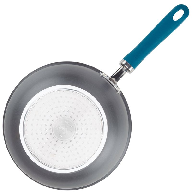Rachael Ray Create Delicious 3qt Hard Anodized Nonstick Everything Pan with Lid Gray, 5 of 6