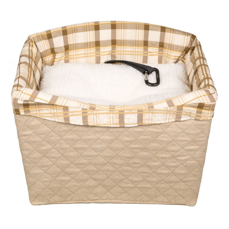 PetSafe Happy Ride Quilted Dog Safety Seat - Beige, 4 of 7