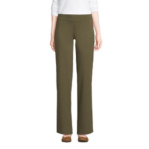 Lands' End Women's Starfish Mid Rise Straight Leg Pants - 1 of 4