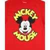 Disney Men's Mickey Mouse Bold Face T-Shirt (Small) Red - 2 of 3