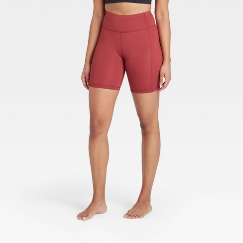 Women S Contour Power Waist High Waisted Shorts 7 All In Motion Target