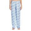 Casual Nights Women's Long Sleeve Floral Button Down Pajama Set - 4 of 4