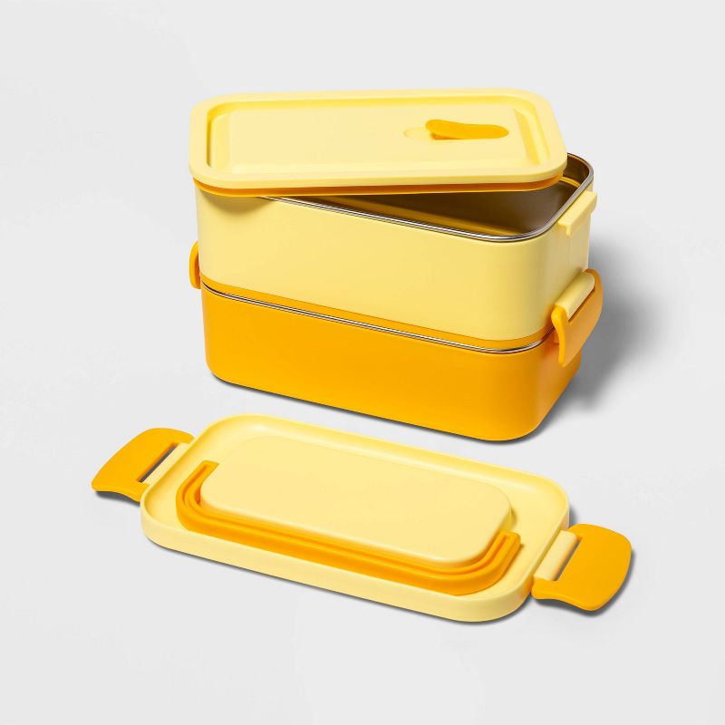 Stainless Steel Bento Box Yellow - Sun Squad&#8482;, 3 of 4