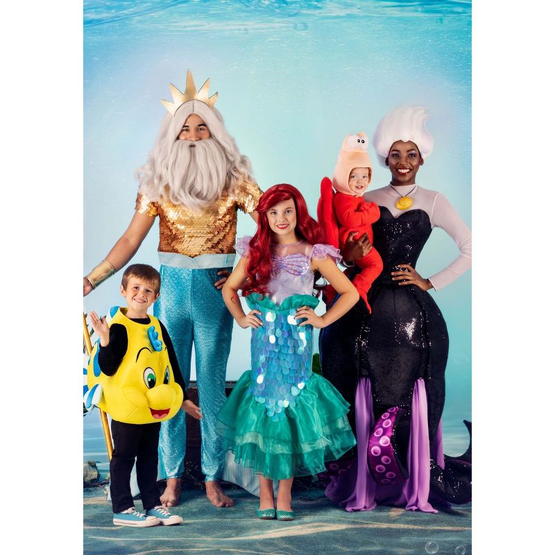 HalloweenCostumes.com Disney Little Mermaid Infant Sebastian Costume., 3 of 9