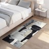 Machine Washable Contemporary Abstract Area Rug Low Pile Stain & Slip Resistant Pet Friendly Floor Cover - 3 of 4