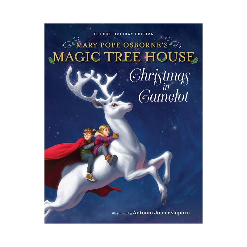 Magic Tree House Deluxe Holiday Edition: Christmas in Camelot - (Magic Tree House (R) Merlin Mission) by  Mary Pope Osborne (Hardcover), 1 of 2