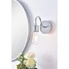 Elegant Lighting Serif 1 light chrome Wall Sconce - 2 of 4