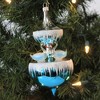 Italian Ornaments 6.5 Inch Swan Fountain Ornament Christmas Carousel Tree Ornaments - 3 of 3