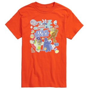 Men's - Star Wars - Easter Sticker -Men's Short Sleeve Graphic T-Shirt Short Sleeve Graphic T-Shirt - 1 of 4