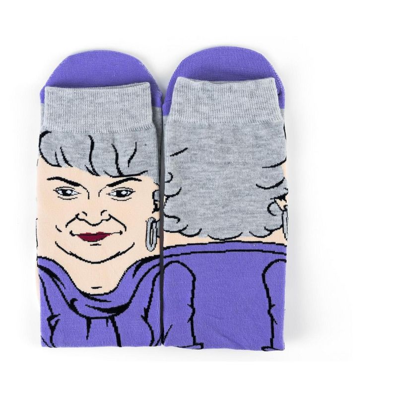 Bioworld The Golden Girls Dorothy Funny Graphic Socks | Single Pair Of Adult Crew Socks, 2 of 8