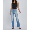 Women's Happi Mid Rise Flare With Let Out Hem Jeans - HIDDEN 31 - 4 of 4