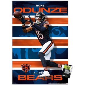 Trends International NFL Chicago Bears - Rome Odunze 25 Unframed Wall Poster Prints - 1 of 4