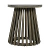 Christopher Knight Home Sabine Rustic Patio Acacia Wood Round Coffee Table - 4 of 4