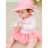 RuffleButts Baby/Toddler Girls UPF50+ Tulle Skirted One Piece Rash Guard - 3 of 4