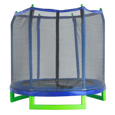 UpperBounce 7' Indoor/Outdoor Classic Trampoline with Enclosure Set