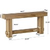 Tribesigns 70.9" Entryway Console Table, Wood Farmhouse Sofa Table Behind Couch, Foyer Stand with Thick Legs for Hallway, Living Room - 3 of 4
