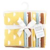Hudson Baby Cotton Flannel Burp Cloths, My Sunshine 10 Pack, One Size - 2 of 4