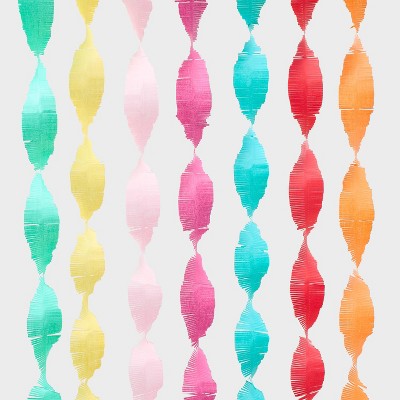 Rainbow Twisted Paper Hanging Garlands - Spritz™