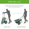 Best Choice Products Dual-Wheel Home Wheelbarrow Yard Garden Cart for Lawn, Construction - 4 of 4