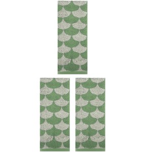 REGALWOVEN 3 Pack Geometric Pattern Soft Absorbent Cotton Hand Towels for Bathroom 13" x 29" - 1 of 4