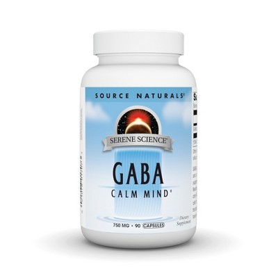 GABA 750mg by Source Naturals, Inc.  -  90 Capsule