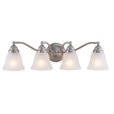 Vaxcel Standford 4 - Light Vanity in  Brushed Nickel