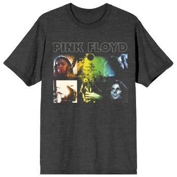 Pink Floyd Poster Collage Women's Charcoal Heather Short Sleeve Tee