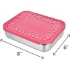 LunchBots Large Trio Stainless Steel Bento Box - 2 of 4