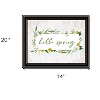 HomeRoots Hello Spring Black Framed Print Wall Art - 3 of 3