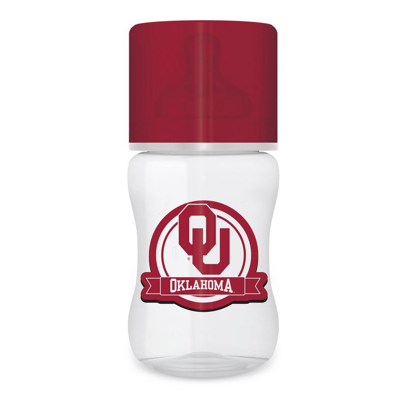 BabyFanatic Officially Licensed Oklahoma Sooners NCAA 9oz Infant Baby Bottle, 1 of 4