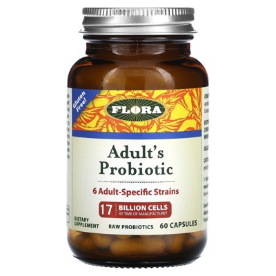 Flora Adult's Probiotic, 17 Billion Cells, 60 Capsules