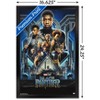 Trends International Marvel Cinematic Universe - Black Panther - Group One Sheet Framed Wall Poster Prints - 3 of 4