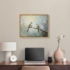 Art Remedy Two birds and a blossom branch II Rustic Chic Farmhouse Wall Art Framed - 2 of 4