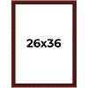 PosterPalooza | Weathered Red Picture Frame - UV Acrylic, Foam Board Backing, Hanging Hardware - 2 of 4
