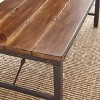 Ashford Cocktail Table Antique Honey - Steve Silver: Engineered Hardwoods, Pine Veneers, Iron Stretchers - 3 of 3