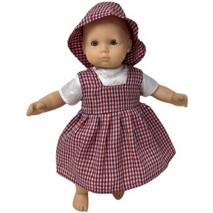 Doll Clothes Superstore Handmade School Uniform For 14-15 Inch Baby Dolls - 1 of 4