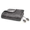 Plush Heated Blanket Pinsonic Quilt Super Soft Electric Throw, Controller with 10 Hours Auto Shutoff and 20 Heat Level Setting - 4 of 4